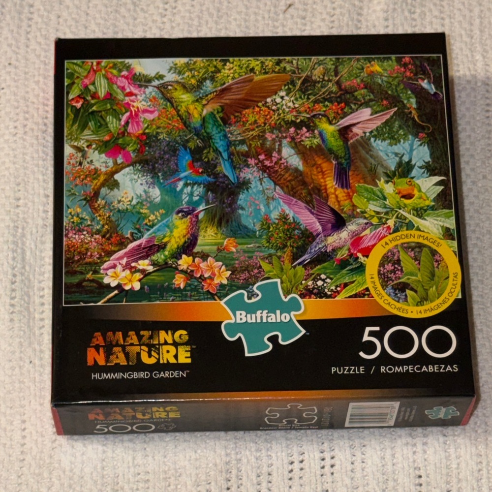 Buffalo David Bitton‎ Vibrant Hummingbird Puzzle NEW Sealed